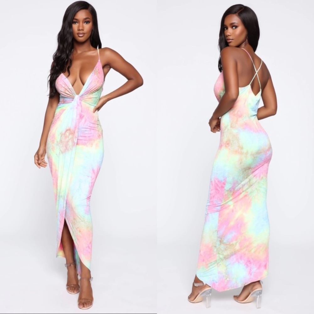 Kari Tie Dye Maxi Dress